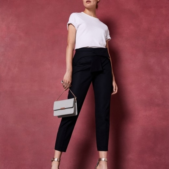 Bnwt Ted Baker Betha side zip bow waist trousers - Picture 6 of 7